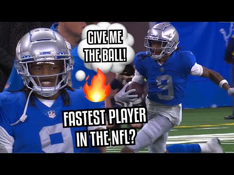 ‘ROOKIE’ Jameson Williams SHOWS OFF 4.2 SPEED! 🔥 Jameson Williams NFL highlights | Lions Vs Bears