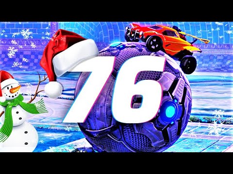 ROCKET LEAGUE INSANITY 76 ! (BEST GOALS, FREESTYLES) MERRY CHRISTMAS 🎄❄️