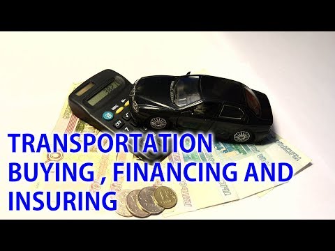 Transportation, Buying, Financing and Insuring Your Car