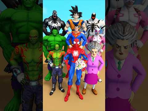 Super Heroes DOMINO EFFECT THE AMAZING #7 | Marvel Toys #funny #spiderman #funnyvideo  #homemaranha