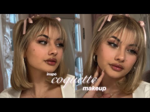 𐙚‎‧COQUETTE makeup tutorial {para principiantes} 🩰