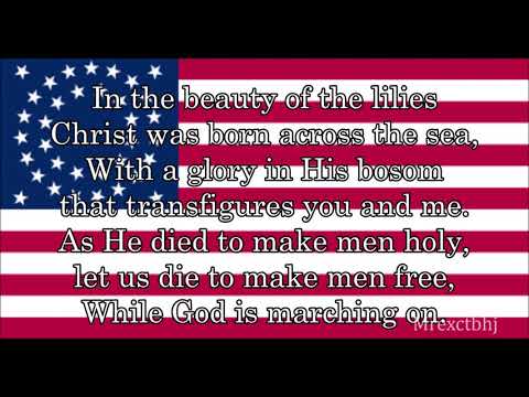 (RARE RECORDING) American Patriotic song "Battle hymn of the Republic" (GREAT VERSION)