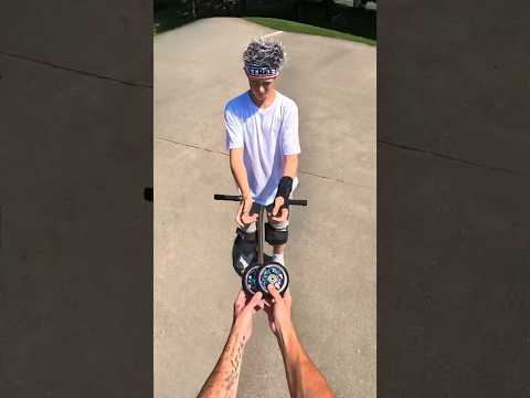 he was sad😭 so i made his day😇 #scooter #skatepark #comedy #funny #skateboarding #skate #challenge