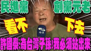 【全程字幕】看不下去了!!!民進黨創黨元老許國泰痛批: 民進黨司法迫害!?