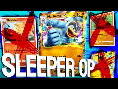 MACHAMP BEATS ALL NONE EX DECKS ! SLEEPER OP ! POKEMON POCKET !