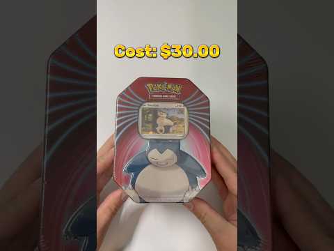 I Open a Snorlax Pokemon Card Tin