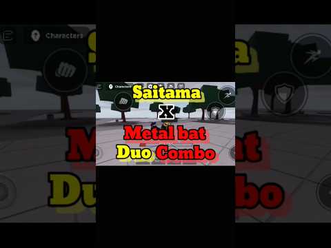 duo combo Saitama and metal bat#strongestbattlegrounds #roblox