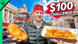 $100 British Street Food Challenge!! London’s Borough Market!!