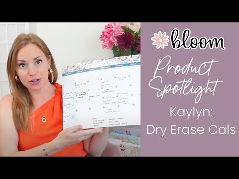 Our Co-Founder, Kaylyn's, favorite Magnetic Dry Erase Calendar and how she uses it!