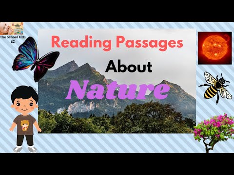 Poem About Beautiful Nature/ Kids/ Passage/ Kids Video/ YouTube Kids/ Reading Passage About Nature