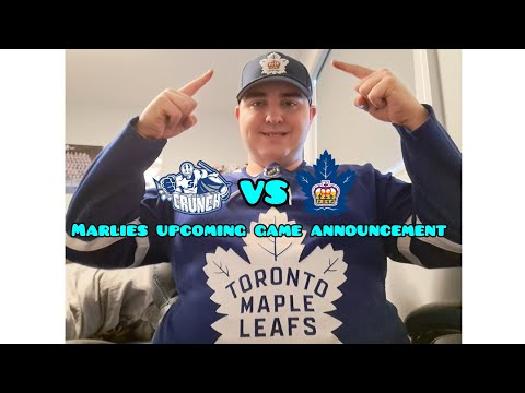 Marlies Vs Crunch Upcoming Game Announcement Video First Announcement of 2024 Must See