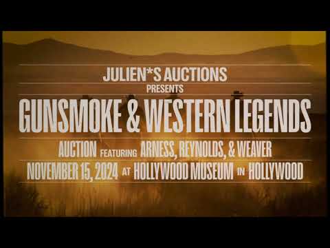 Gunsmoke & Western Legends Auction | Featuring Arness, Reynolds, and Weaver | Announcement