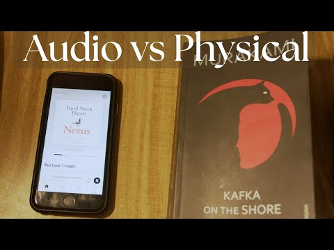 Audiobook vs physical (How I use audiobooks)