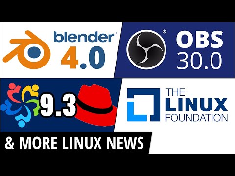 Blender 4, OBS 30, Red Hat, AlmaLinux, €1Million to GNOME & more Linux news