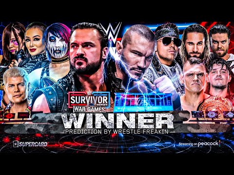 WWE Survivor Series War Games 2023 - Winners Prediction HD | Wrestle Freakin