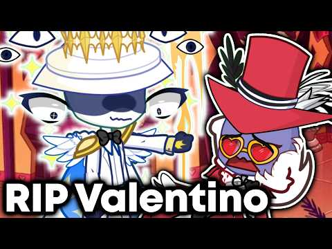 If God meets Valentino || Hazbin Hotel Gacha Animation || RIP MOTH MAN