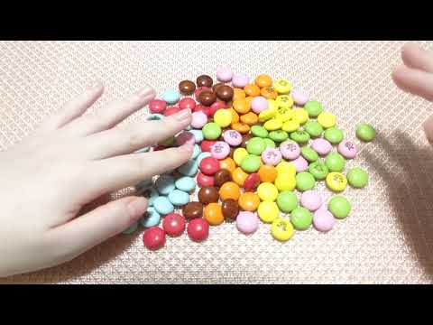 【❓】何色が１番多いでしょう⁉️ 🔵🔴🌕マーブルチョコレート  marble chocolate japanese sweets ASMR