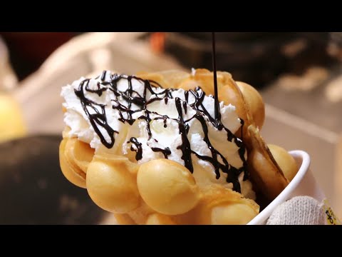 초코만땅 누텔라 잔뜩 와플 크레페 달콤한 영상 둘러보기 :: Chocolate Nutella Crepe Waffles