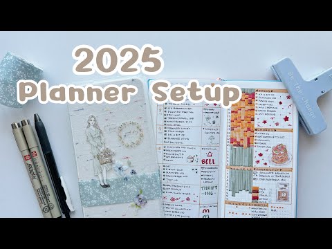 2025 Planner Setup ✿ And How I Use My Weekly Planner ✿ Plan With Me ✿ 2024 Planner Flip Through