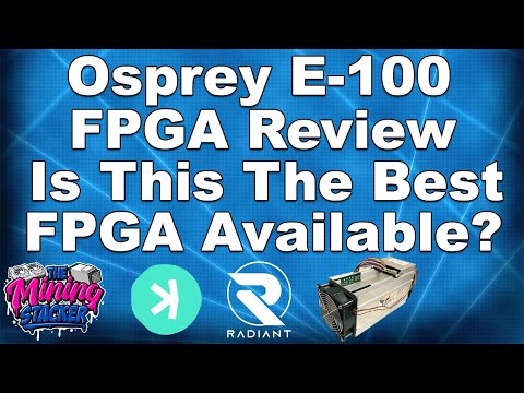 Osprey Electronics E100 E300 Review Of This FPGA Crypto Miner for KASPA and Others Soon