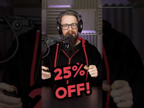 BLACK FRIDAY IS NOW ON! Watch the video for 25% off!#radio #blackfriday #music