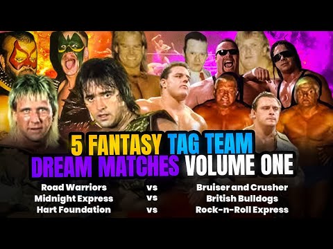 Pro Wrestling Fantasy Tag Team Dream Matches Volume 1 #prowrestling #tagteamwrestling #nwa #wwf #awa