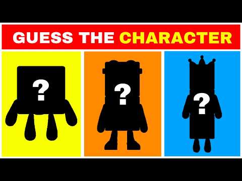 Can You Identify the Numberblocks Character from Its Silhouette?💫|🔢 One ,Two, Three | Quiz Intractor