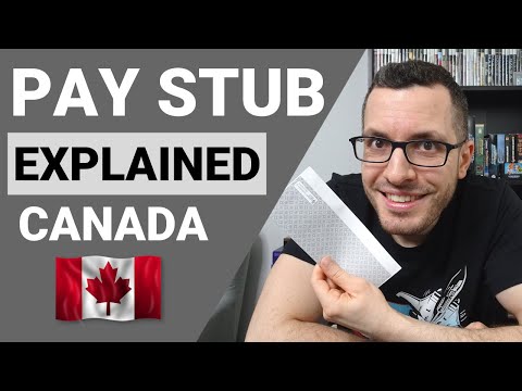 My PAY STUB in CANADA // PAYROLL DEDUCTIONS - Income TAX, CPP & EI // Canadian Tax Guide Ch 12