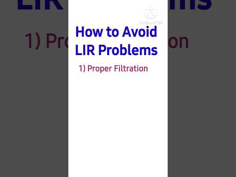 avoid LIR problems