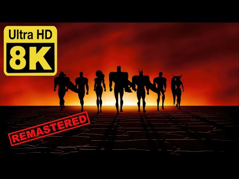 Justice League Intro 8K (Remastered with Neural Network AI)