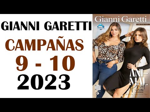 CATÁLOGO   GIANNI   GARETTI   CAMPAÑAS   9 - 10  /  2023   COLOMBIA