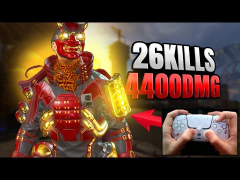 Controller Octane Apex Legends Gameplay | 26 kills 4400 damage