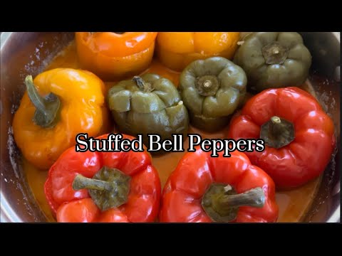 Stuffed Bell Peppers w/Cajun Cream Sauce