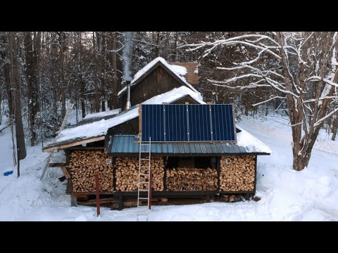 Overnight At The Off-Grid Cabin | Getting Ready For Syrup Season