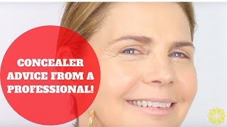 Makeup tips for women over 50 - Concealer tips for women over 50