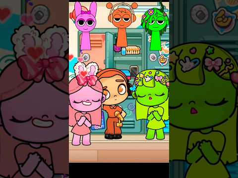 Oren love Vineria x Pinki Sprunk Incredibox #shorts #avatarworld #pazu