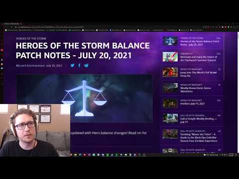 Heroes of the Storm July 20 Balance Patch (Artanis/Zag buffs, Lucio/Cassia Nerfs, 1 rework)