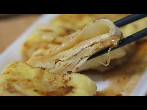 日產1萬5000片 台式蛋餅生產線 - 台灣美食│Chinese Omelet│Egg Pancake Roll - Taiwanese Food