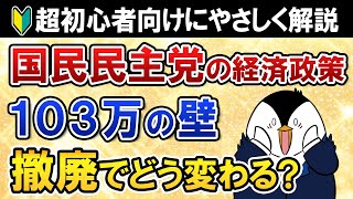 【超初心者向け】国民民主党の経済政策「103万円の壁」撤廃でどう変わる？基礎知識から丁寧に解説