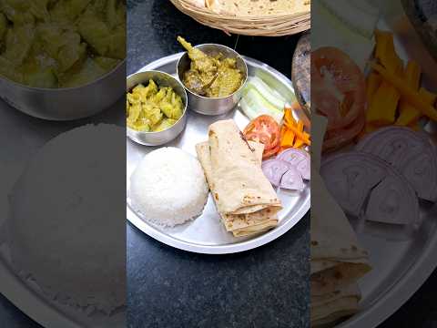 ghar ka khana ##thali #vegthali #gharkakhana #lunch #lunchthali #thaliideas #homedlunch #foodlover