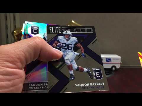 2018 Panini Elite Draft Picks Hobby Box Break