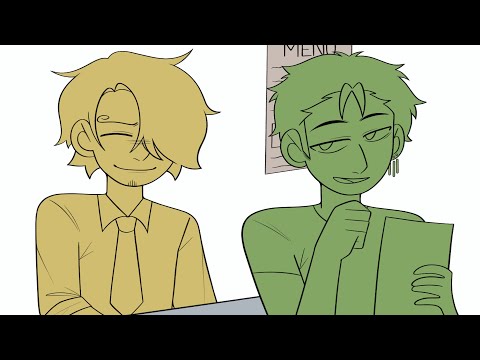 Modern day Zoro and Sanji meeting // One Piece