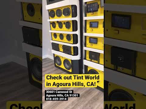 Tint World #speakers #subwoofer #bass #music #tintworld #tint #cars #shop #agourahills #yt #caraudio