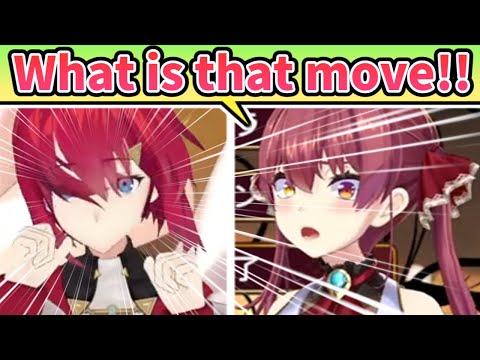 Ange Shows Off Her Move to Marine [ENG SUB] Hololive Nijisanji