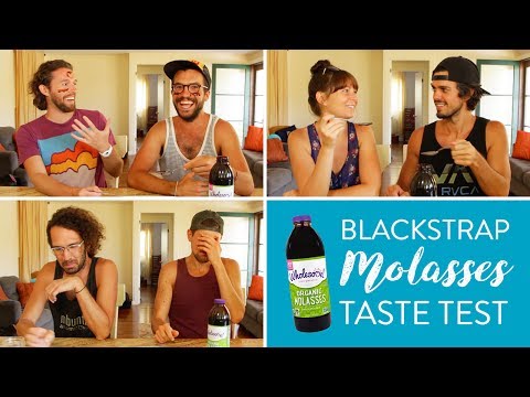 GETTING OUR BLACKSTRAP ON // BLACKSTRAP MOLASSES TASTE TEST