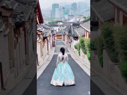 How to wear Hanbok in Korea #korea #seoul #southkorea #hanbok