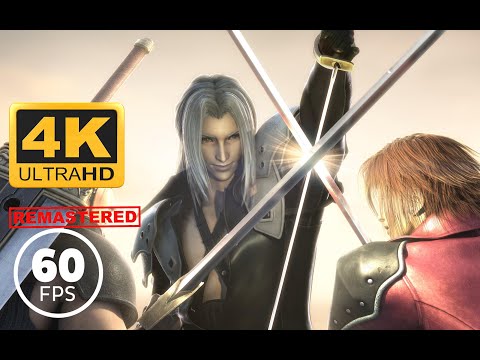 Final Fantasy 7 Crisis core Sephiroth x Genesis x Angeal 4k 60 fps (Remastered with Neural Network )