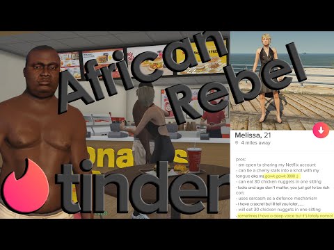 African Rebel Meets Gold Digger From Tinder! Funny Surprise Ending! Gta 5 RP