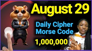 29 August Hamster Kombat Daily Cipher Code  Today