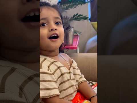 Chota singer ❤️🥺 #cutebaby #toddlermum #kannadavlogs #girlsinger #daughter #champ #deepakiran #lv